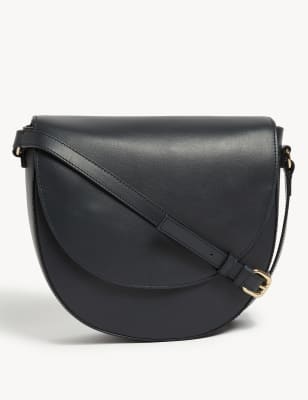 

JAEGER Womens Leather Cross Body Bag - Navy, Navy