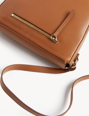 

JAEGER Womens Leather Cross Body Bag - Tan, Tan