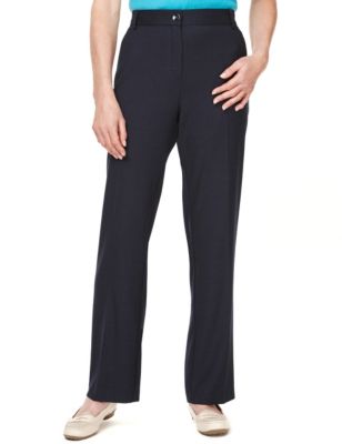 Easycare Quick Dry Non-Iron Flat Front Trousers | Classics | M&S