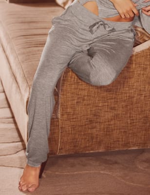 ladies cuffed pyjama bottoms