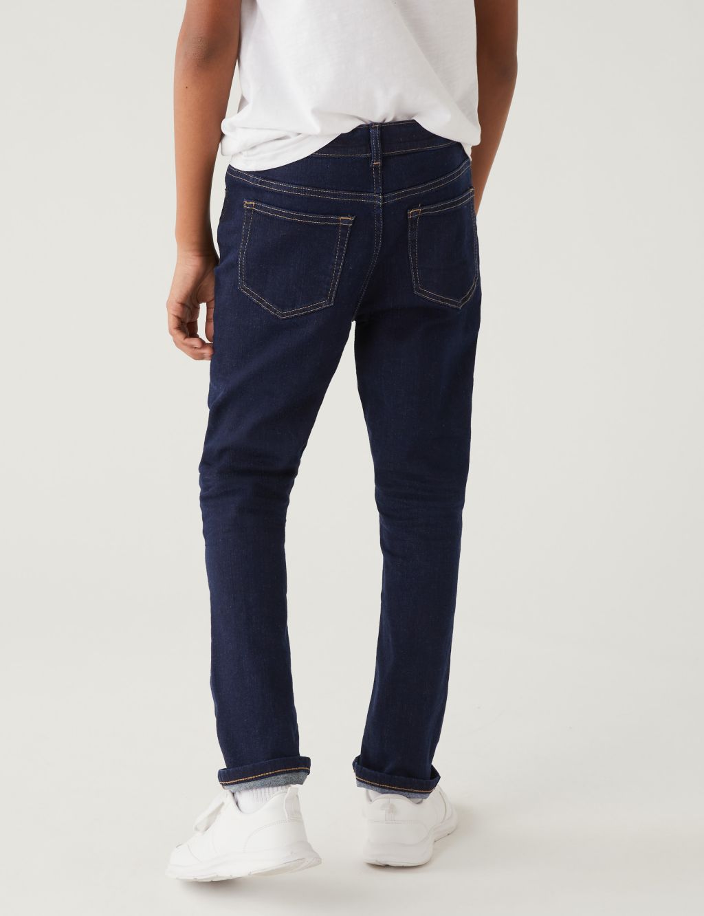 The Jones Straight Fit Cotton with Stretch Jeans (6-16 Yrs) image 6