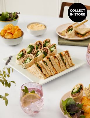 Vegan Sandwich & Wrap Platter (20 Pieces) - Last collection date 24th ...