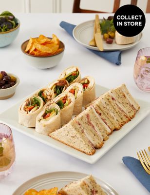 M&S Gluten Free Sandwich & Wrap Platter (14 Pieces)