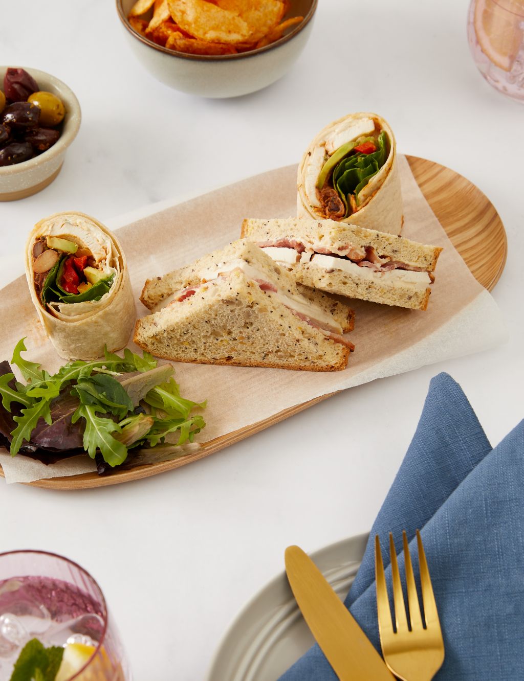 Made Without Wheat Sandwich & Wrap Platter (14 Pieces)