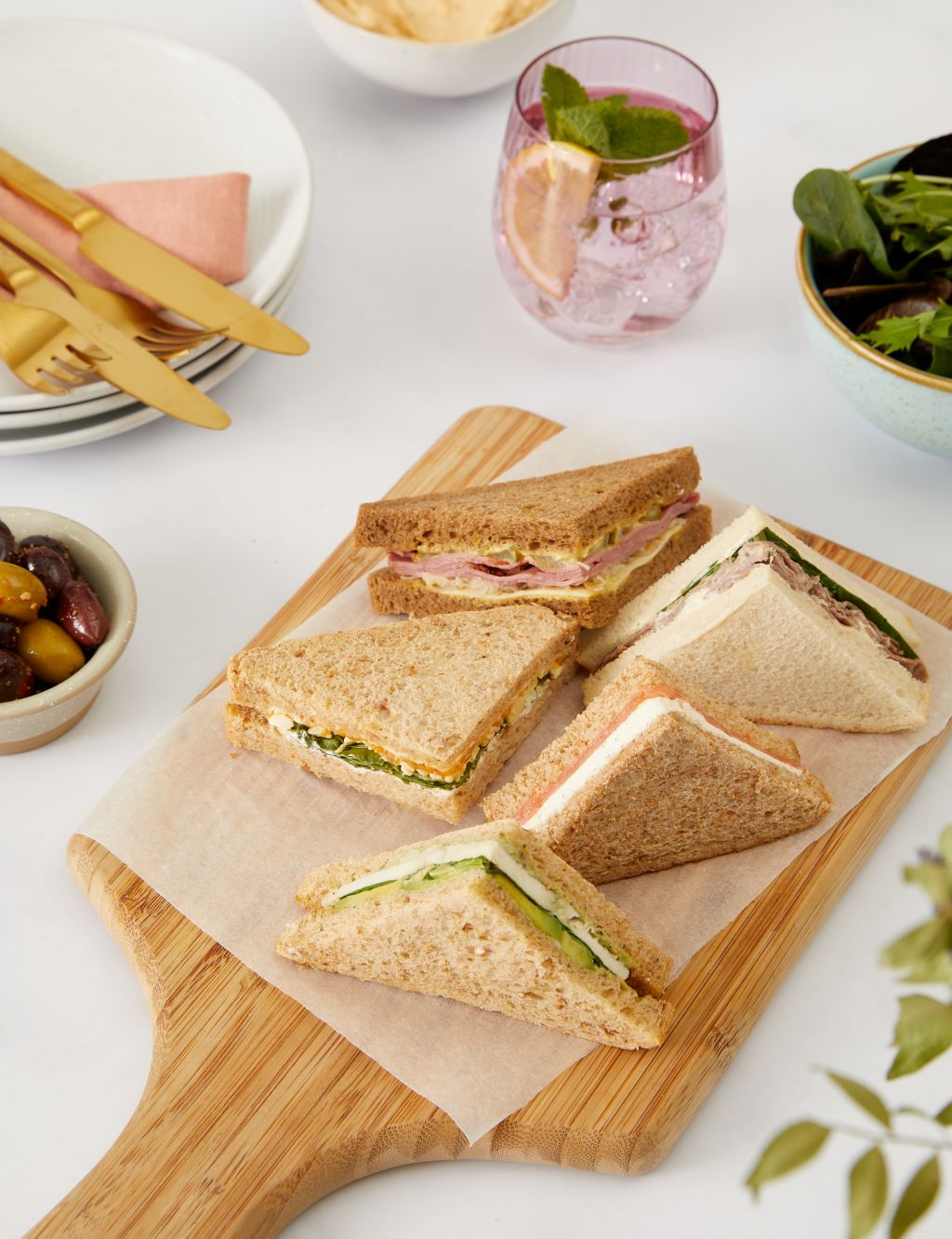 Luxury Sandwich Selection (20 Pieces)