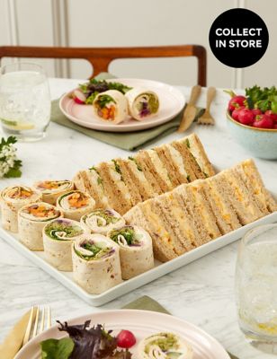 M&S Vegetarian Sandwich & Wrap Selection (20 Pieces)