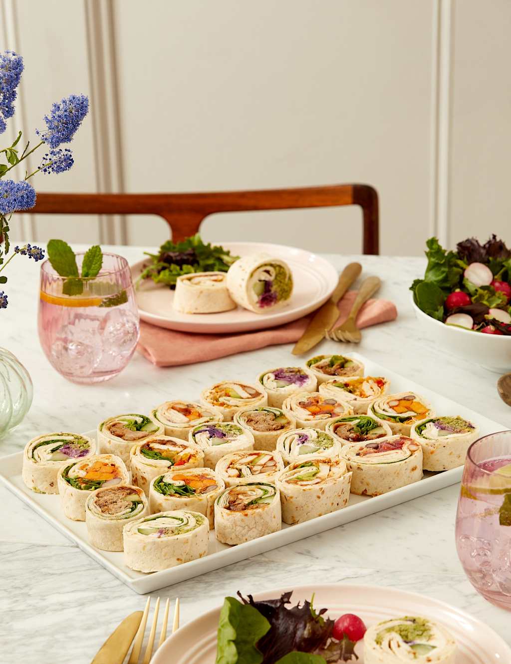 Party Mini Wrap Slices (20 Pieces)