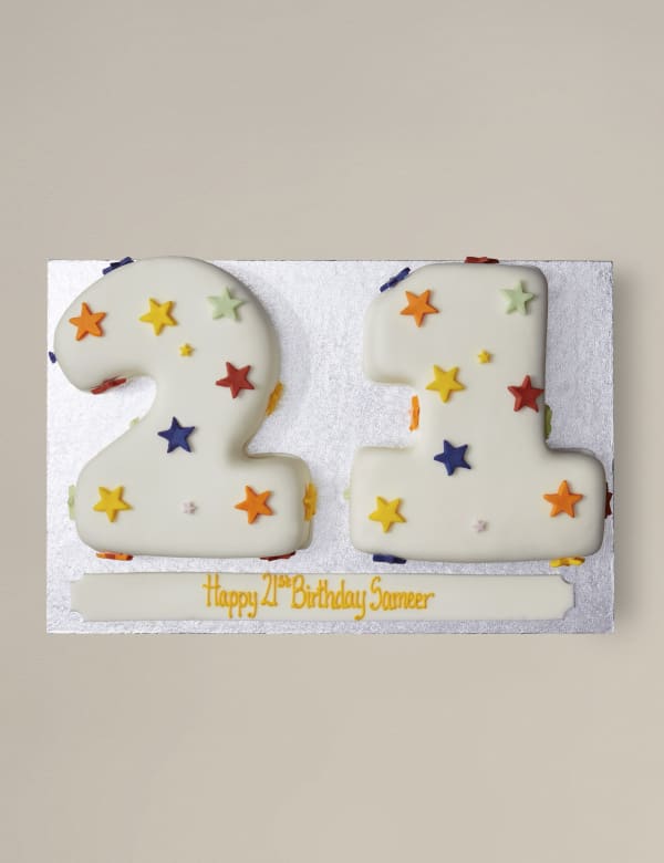 Number Cakes 1st 18th 21st Birthday Cakes Ms