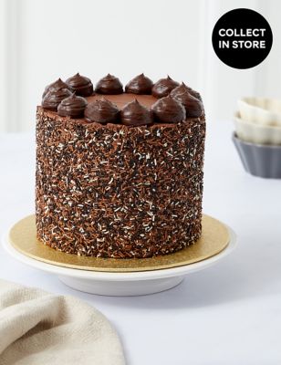 M&S Milk Dark & White Chocolate Layers Cake (Serves 12)