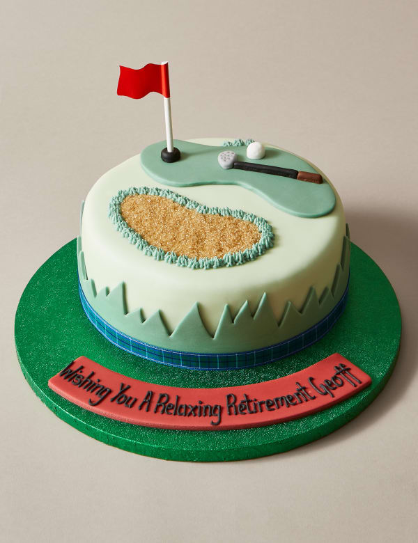 Personalised Golf Cake Serves 24 M S