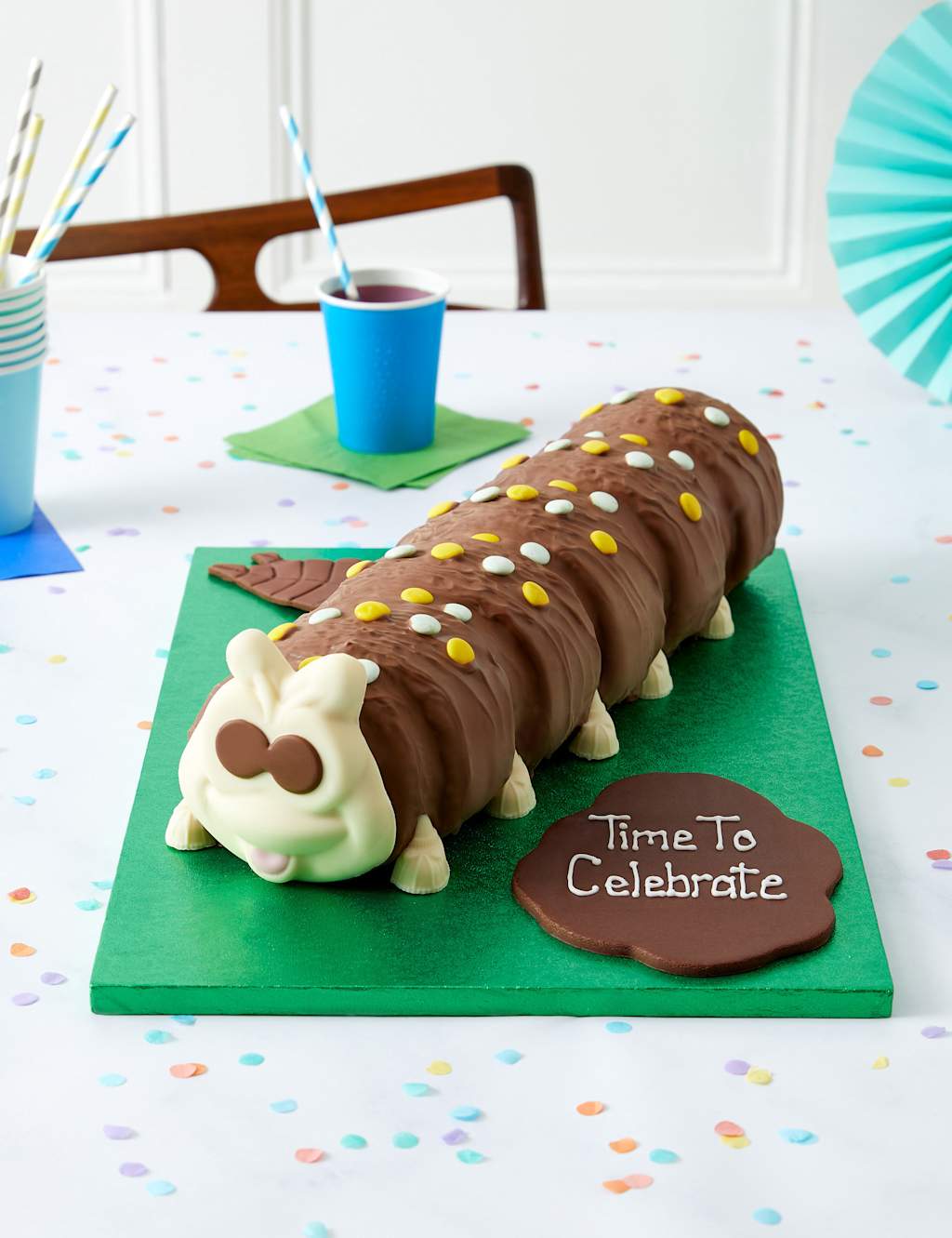 Personalised Giant Colin the Caterpillar Cake (Serves 40)