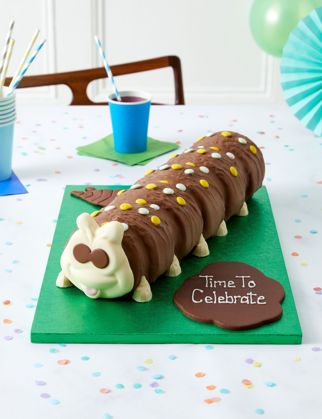 Personalised Giant Colin the Caterpillar™ Cake (Serves 40)