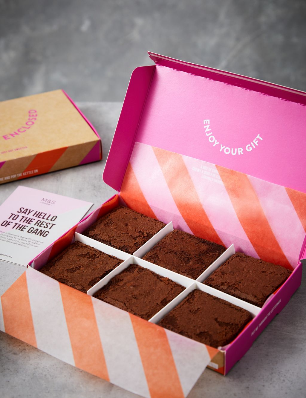 6 Indulgent Chocolate Brownies Letterbox Gift