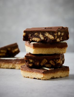3 Millionaire's Shortbread & 3 Salted Caramel Chocolate Tiffin Letterbox Gift