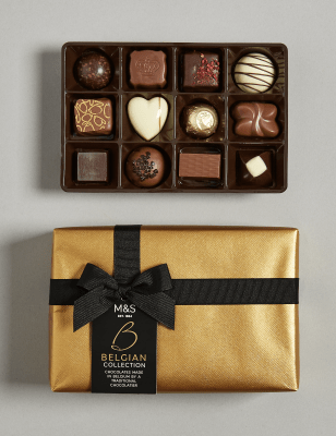 Belgian Collection Gift Wrapped Chocolates 315g M S