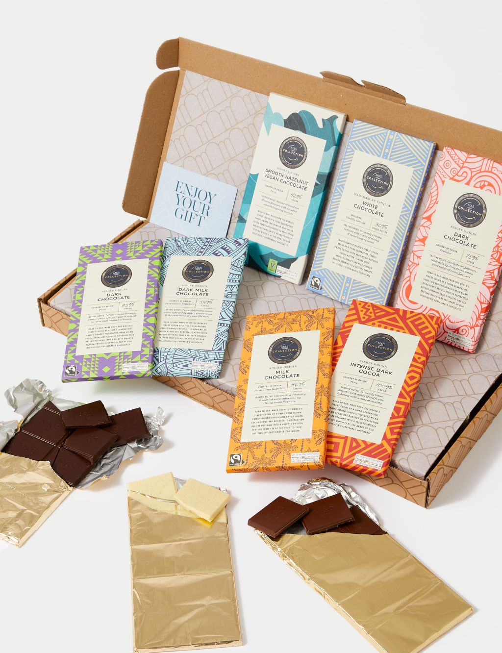 Single Origin Collection Chocolate Bars Letterbox Gift image 1