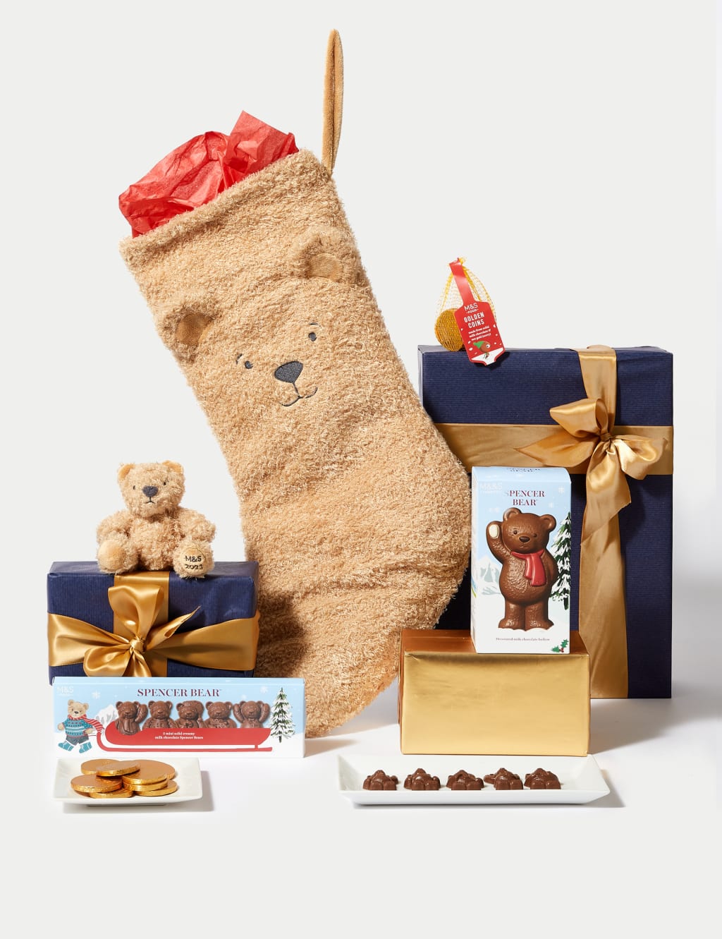 Spencer Bear Stocking (Delivery from 31st October 2023) image 1