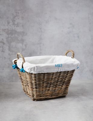 M&S Small Rattan Basket