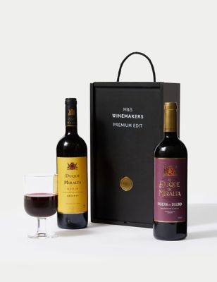 M&S Spanish Red Wine Duo Gift Box