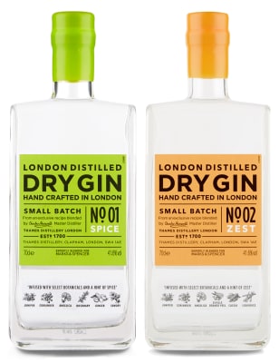 Hand Crafted London Dry Gin Duo Case Of 2 M S