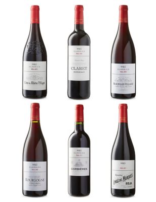 M&S Classics Red Mixed Case - Case of 6