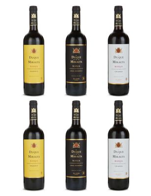 M&S Rioja Lovers Mixed Wine Case - Case of 6