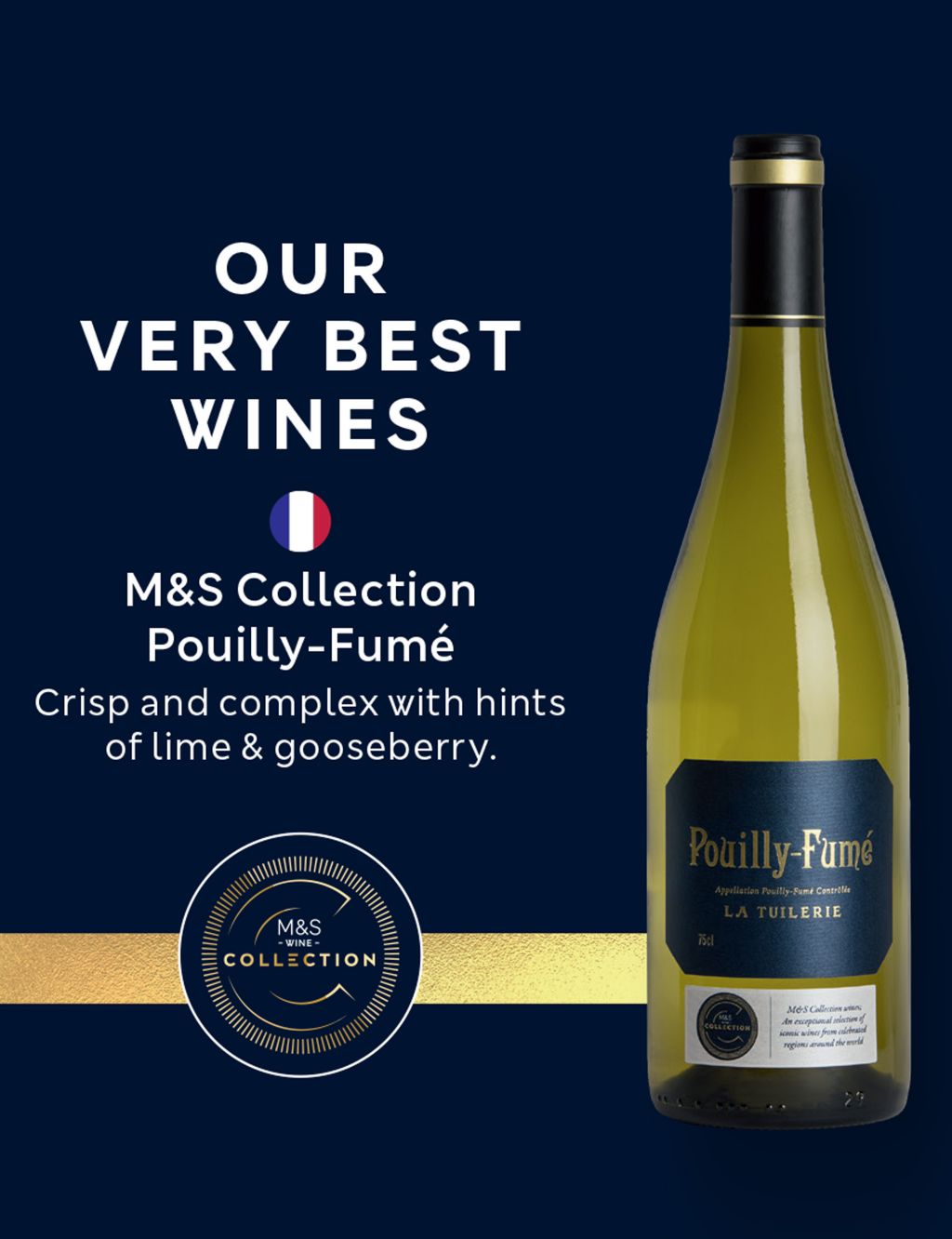 M&S Collection Pouilly Fume La Tuilerie -  Case of 6