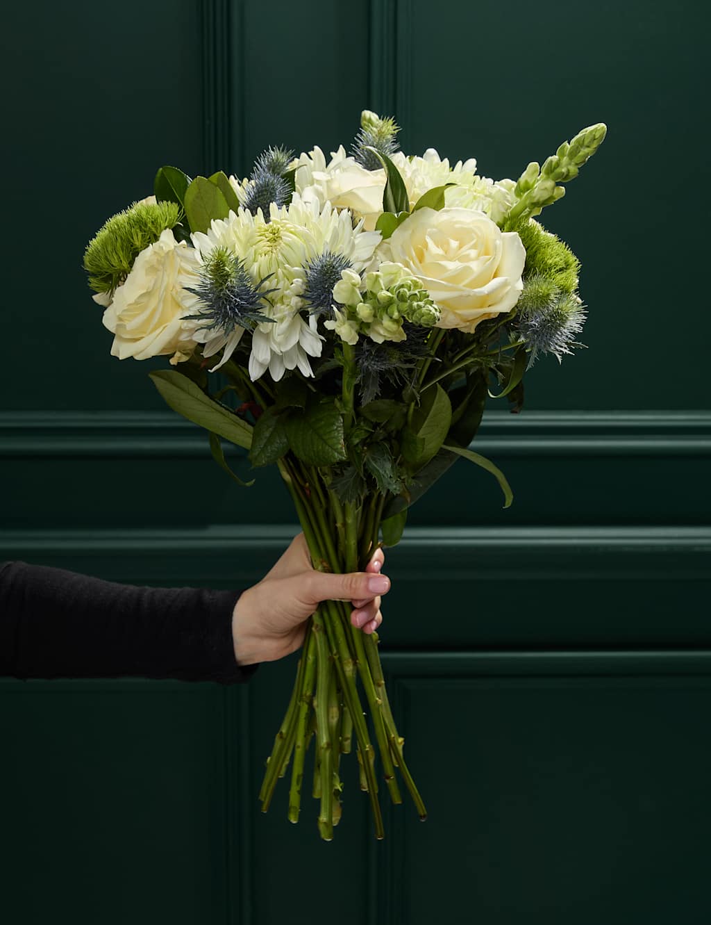 Rose & Thistle Flowers Bouquet