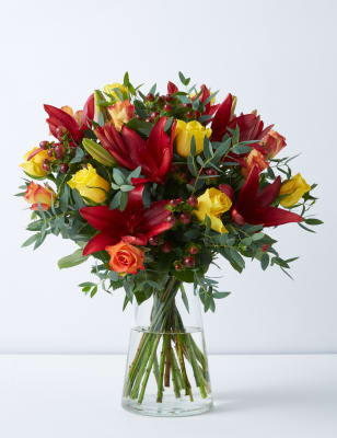 m and s xmas flowers