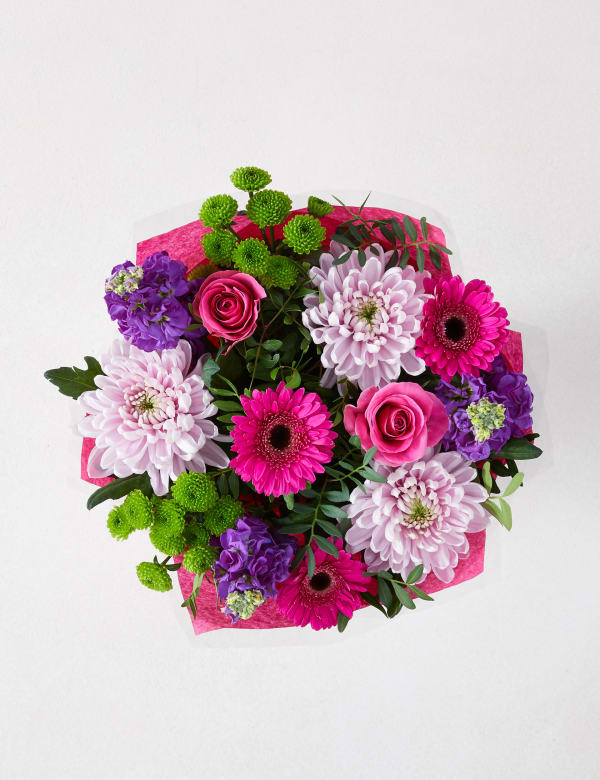 Pink Blush Flower Gift Bag M S