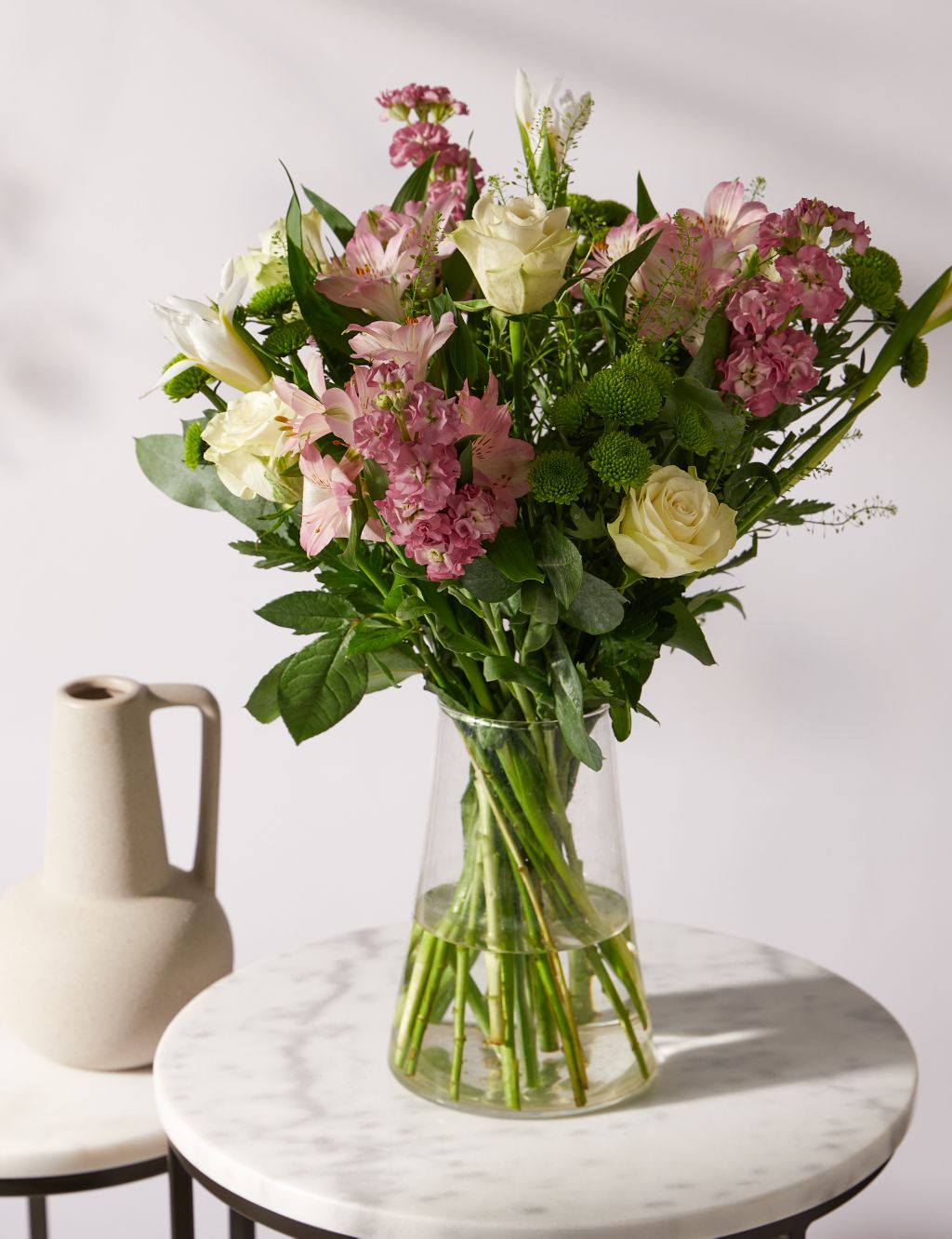 Roses, Alstroemeria & Santini Bouquet