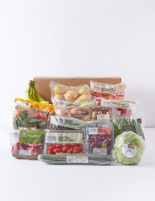 M&S Seasonal Fruit, Vegetable & Salad Food Box | M&S