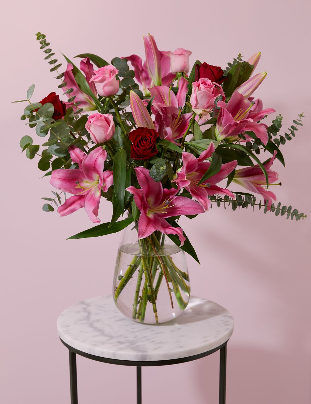 Valentine’s Rose & Lily Bouquet (Delivery from 09/02/24)