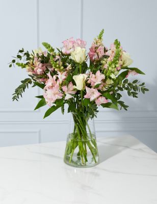 M&S Lovely Mum Rose & Antirrhinum Bouquet (Delivery from 05/03/24)