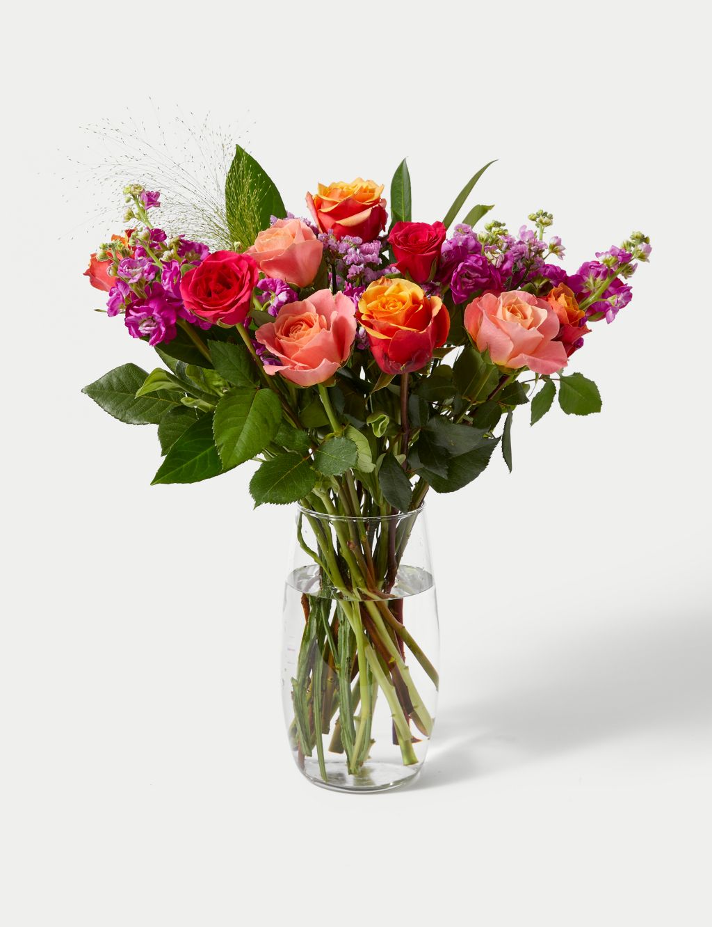 Rose, Statice & Spray Stock Bright Bouquet image 3