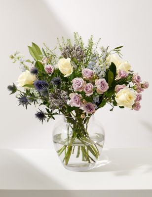 M&S Delphinum & Rose Bouquet