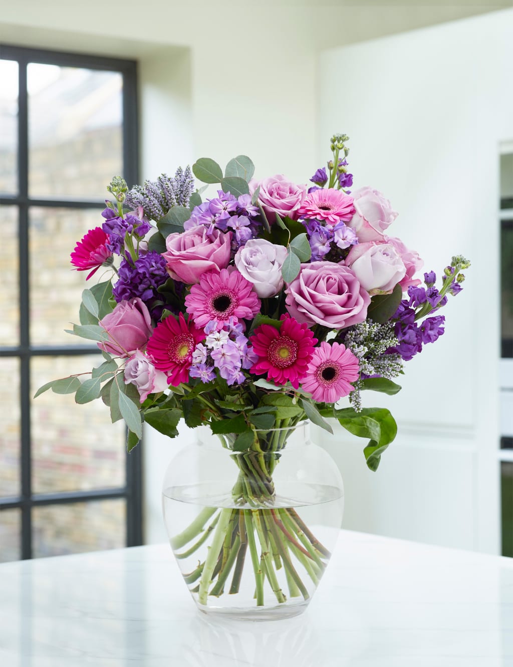 Roses & Stock Bouquet