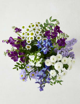 Santini Chrysanthemum, Stocks & Aster Bouquet