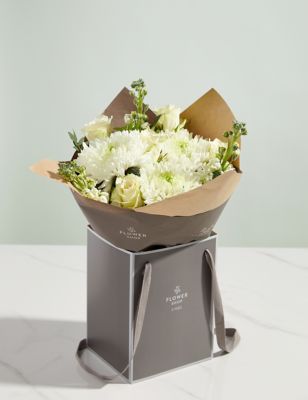Chrysanthemum Bloom & Stocks Gift Bag