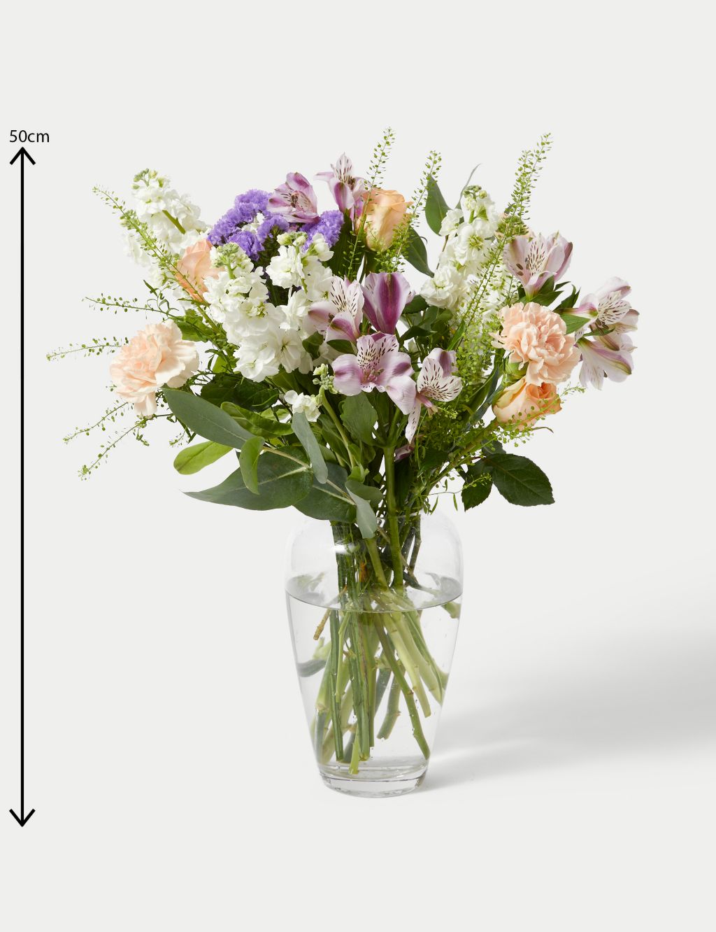 Rose, Alstroemeria & Spray Stock Bouquet image 5