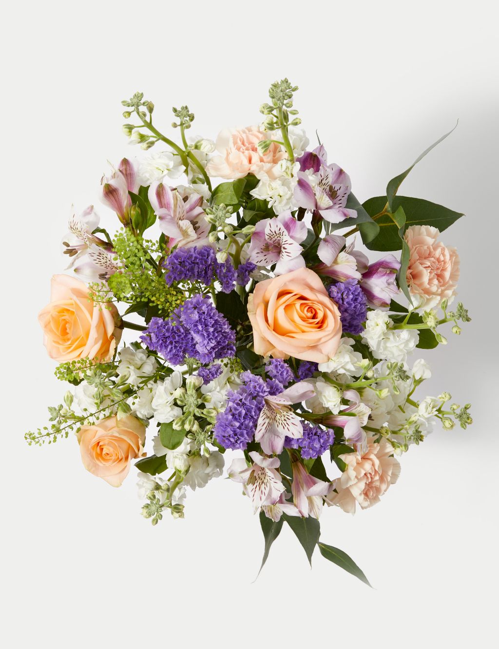 Rose, Alstroemeria & Spray Stock Bouquet