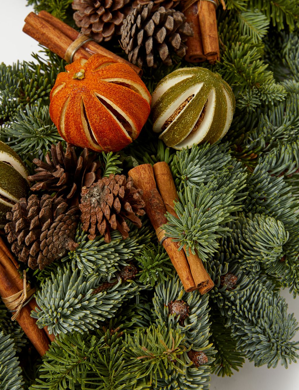 Large Festive Natural Wreath (Delivery from 1st December 2023) image 3