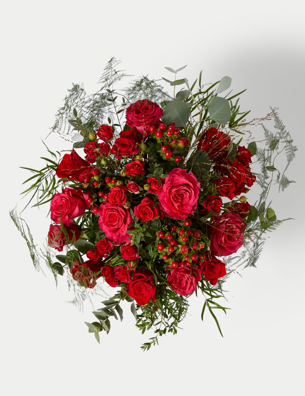 Valentine's Rose & Eucalyptus Bouquet (Delivery from 09/02/24)