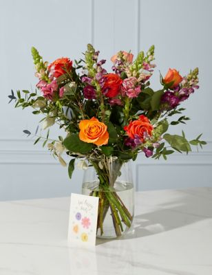 M&S Mother's Day Bright, Beautiful & Fanciful Bouquet With Seeds (Delivery from 05/03/24)