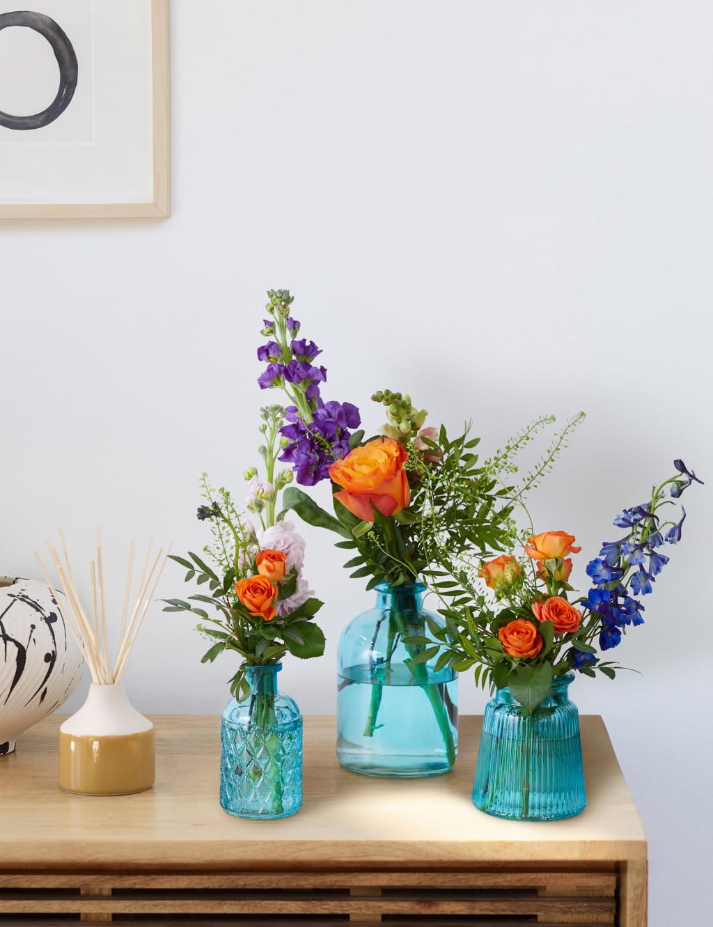 Beautiful Bud Vase Trio