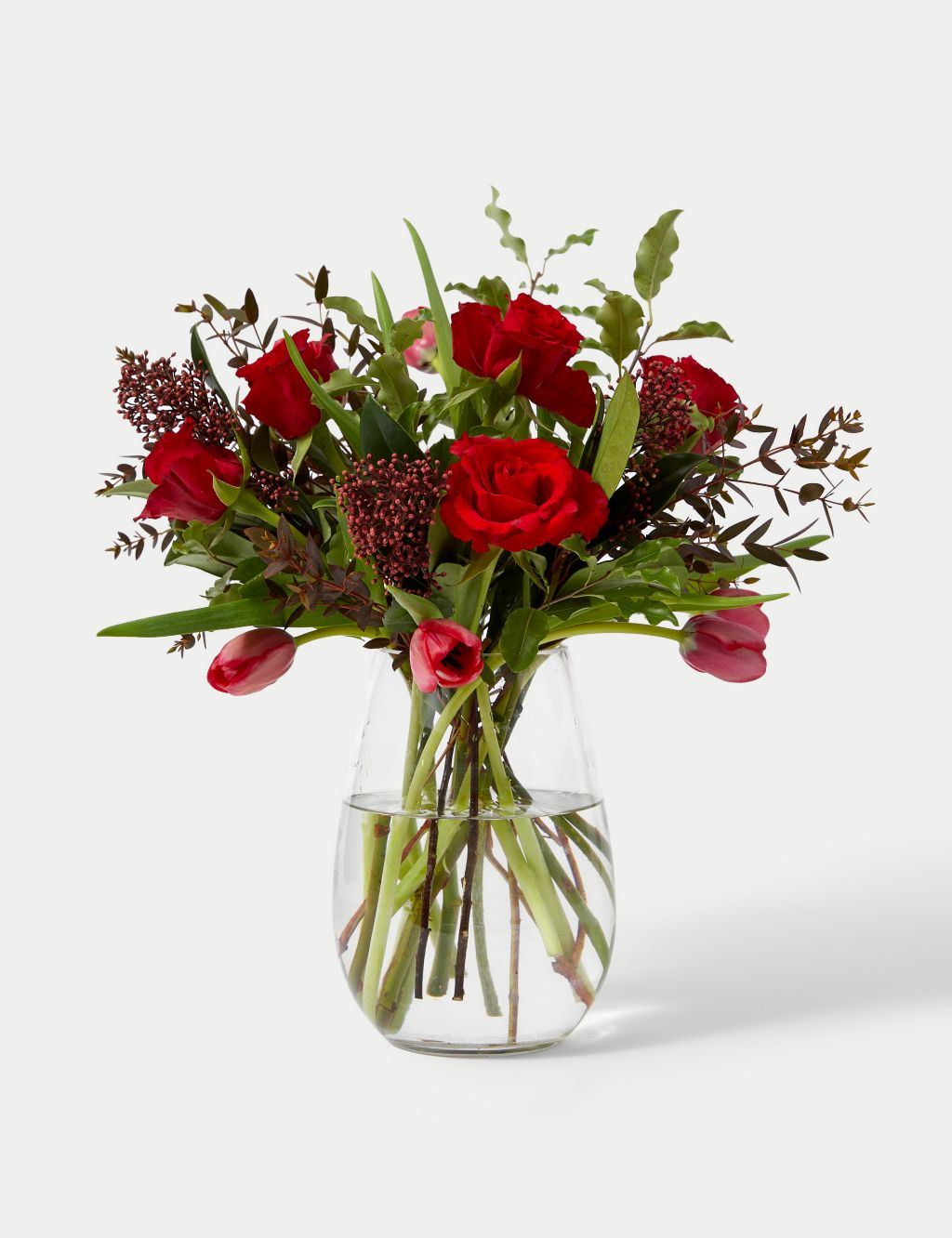 Red Rose & Tulip Bouquet image 3