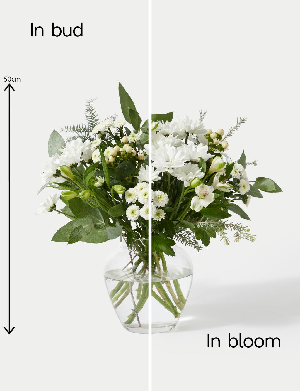 Festive White Chrysanthemum & Alstroemeria Bouquet image 5