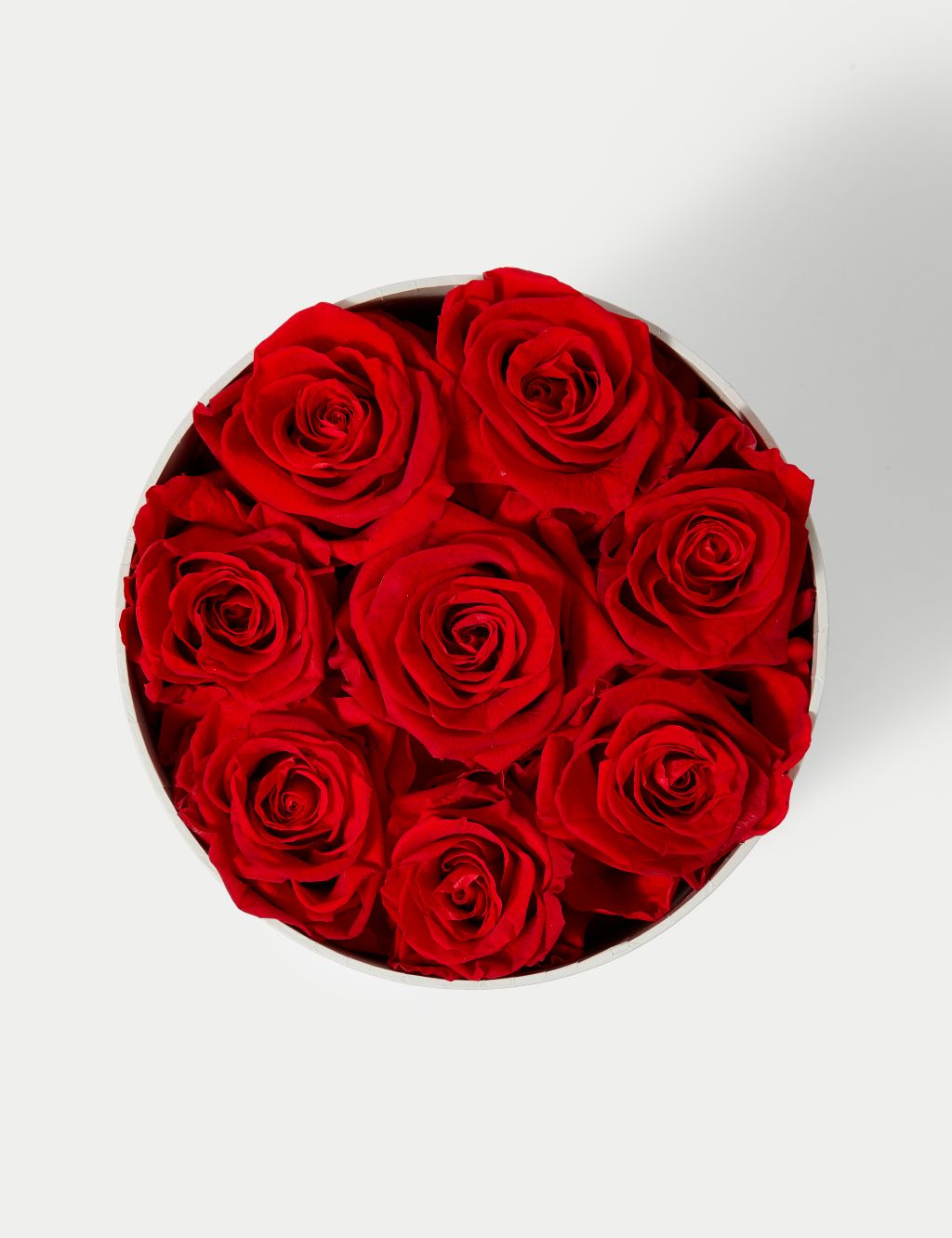 Valentine's Hat Box with Preserved Roses & Chocolate Truffles (Delivery from 09/02/24)