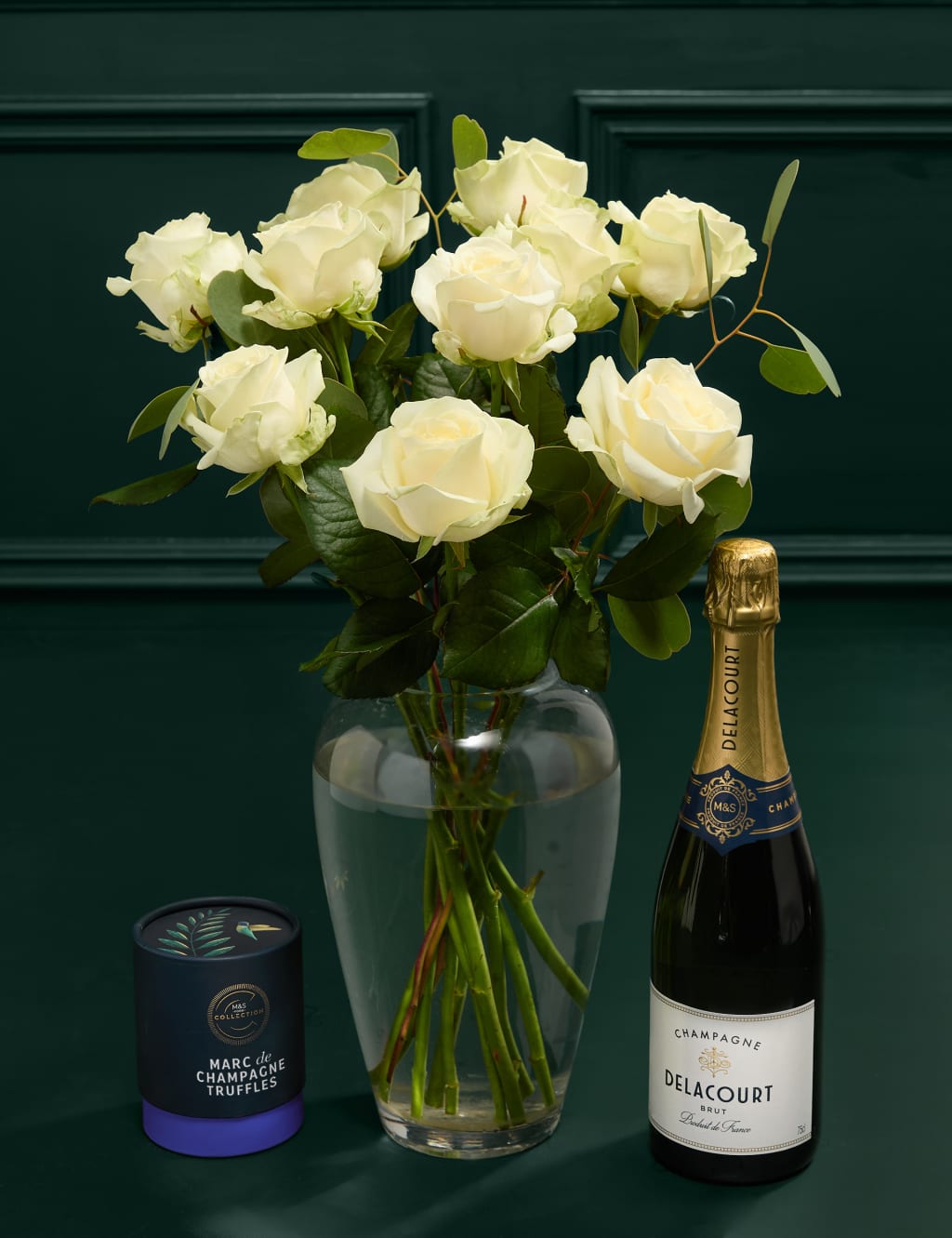 M and s xmas flowers top