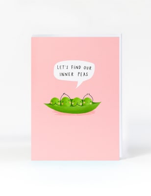 Inner Peas Birthday Card